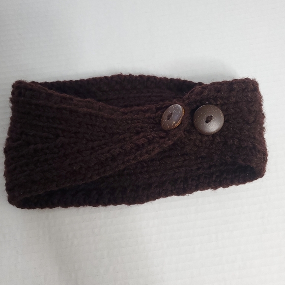 Candies Womens Knit Adjustable Cable Knit Headband Ear warmer Embellished Boho - Picture 5 of 6